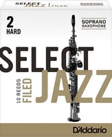 Rico Select Jazz Soprano Sax Reeds Filed 2H Box of 10 Reeds